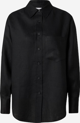 Calvin Klein Bluse in Schwarz: predná strana