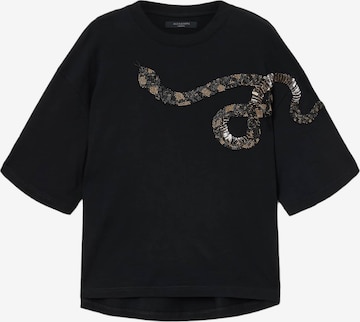 juoda AllSaints Marškinėliai 'AMELIE': priekis