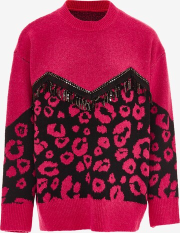 Pull-over IMANE en rose : devant