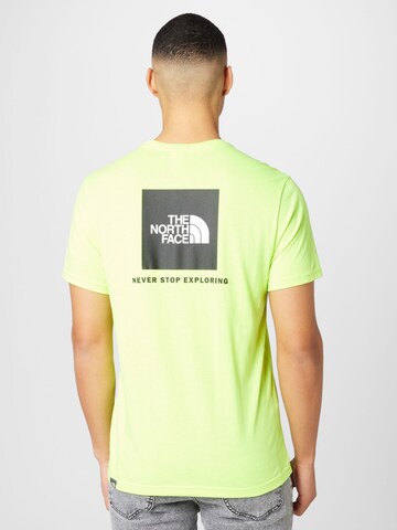 THE NORTH FACE - Ajuste regular Camiseta funcional 'Red Box' en amarillo