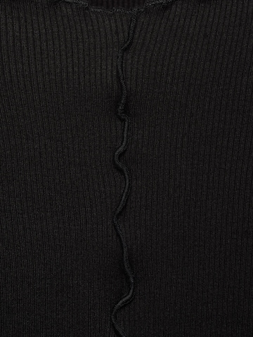 MANGO Тениска 'CURLIS' в черно