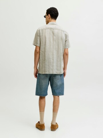 JACK & JONES Классический крой Рубашка 'Blusummer' в Зеленый