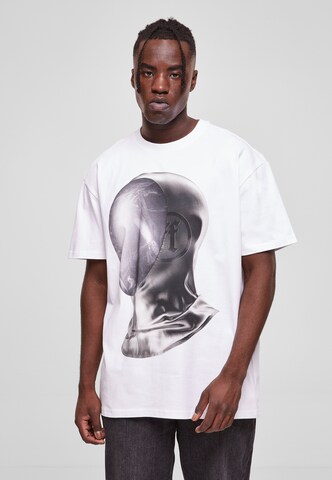 T-Shirt Forgotten Faces en blanc : devant