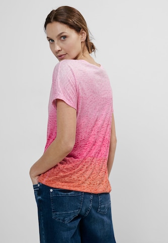 CECIL T-Shirt 'Burnout' in Pink