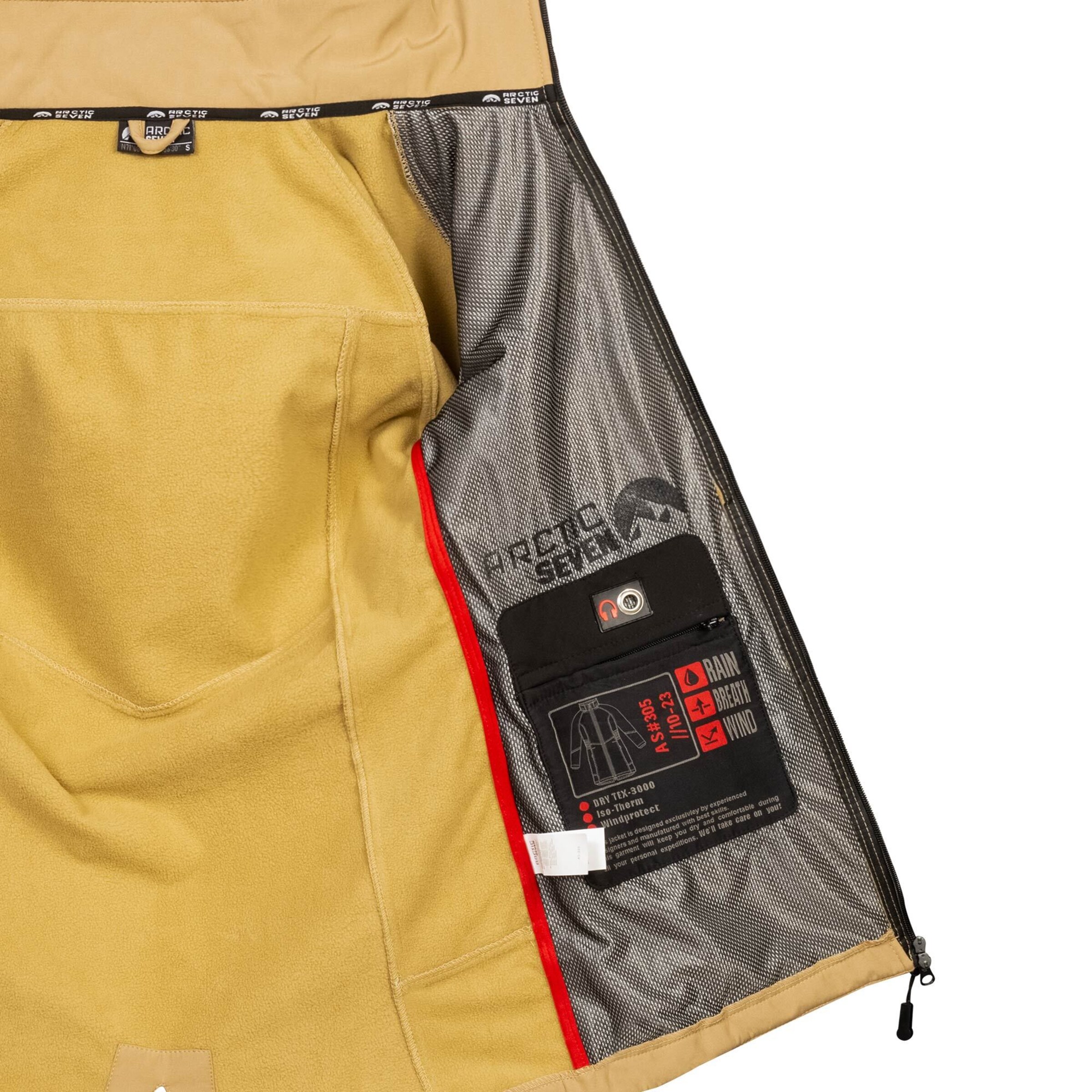Arctic Seven Performance Jacket in Yellow