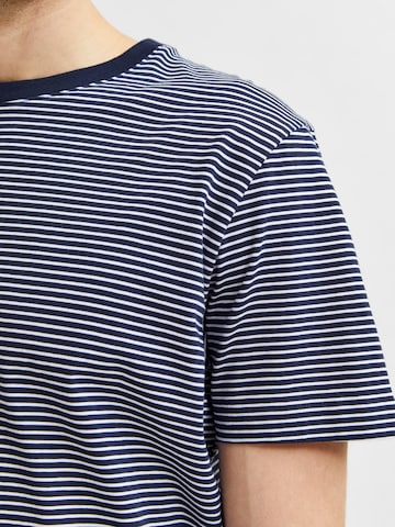 SELECTED HOMME T-Shirt 'Norman' in Blau