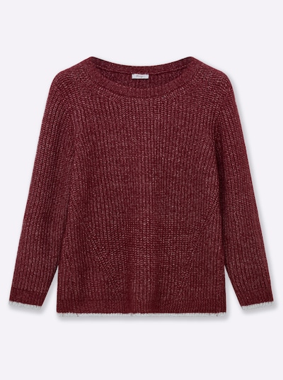 Pulover pe M SHEEGO pe roșu burgundy, Vizualizare produs