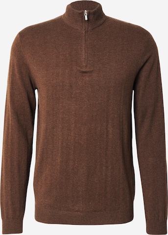 Only & Sons Sweater 'ONSLOUI' in Brown: front
