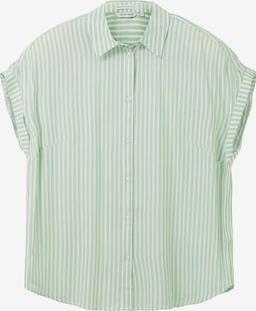 Tom Tailor Women + - Blusa em verde: frente