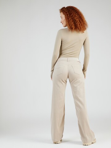 Herrlicher - Bootcut Pantalón 'Edna' en beige