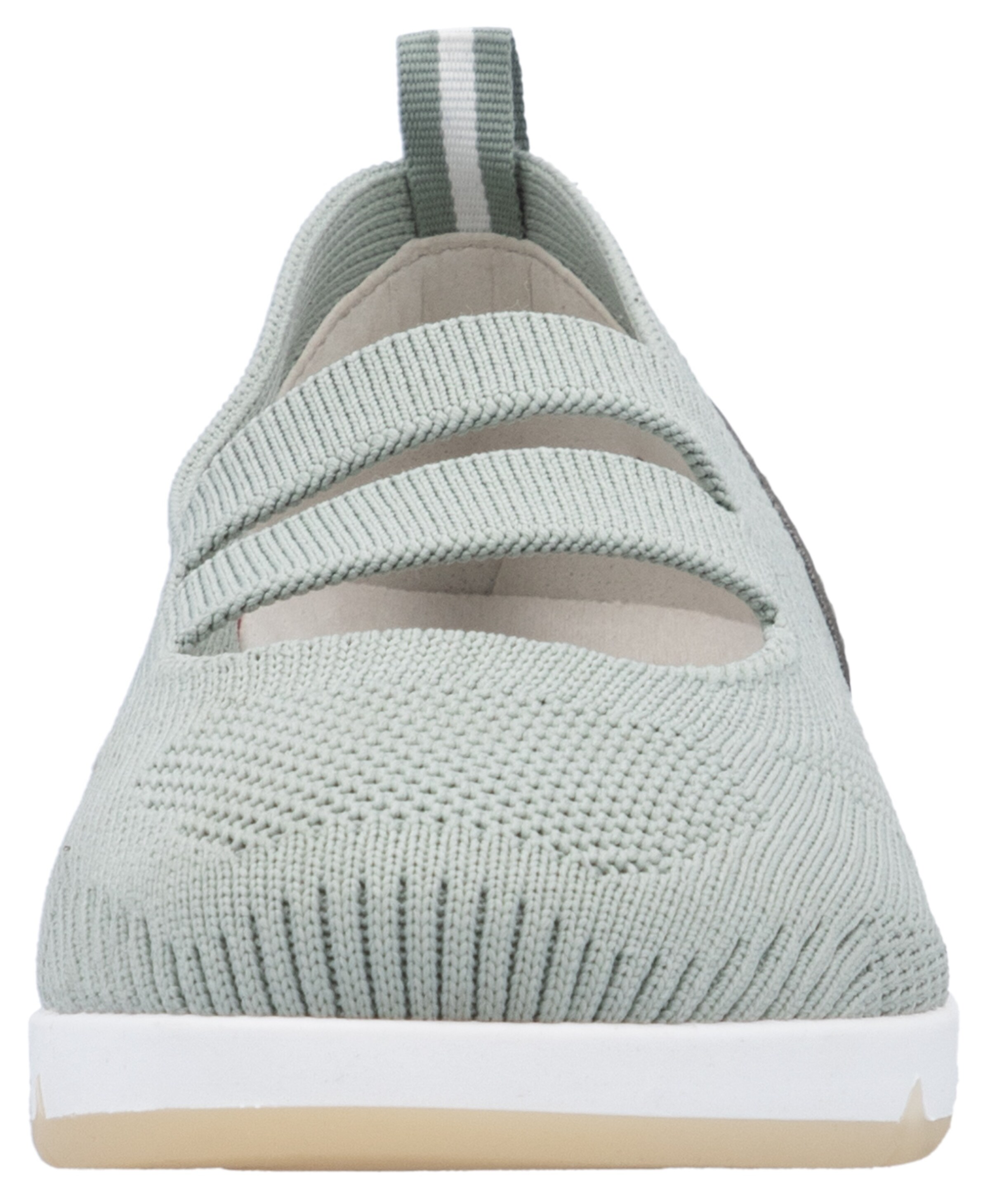 Rieker Ballet Flats with Strap in Green