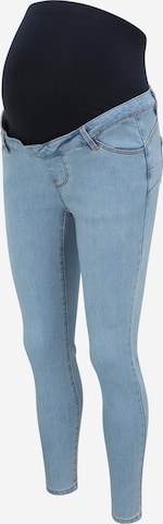 Skinny Jean 'MATERNITY' Missguided Maternity en bleu : devant