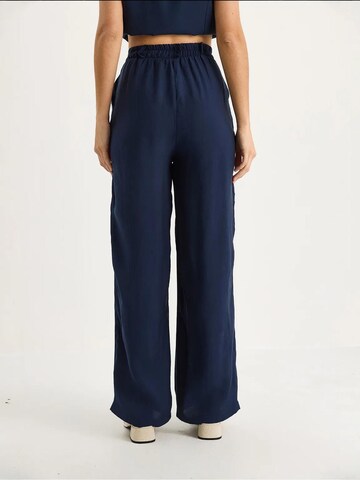 Bianco Lucci - Calças de fato em azul