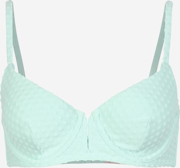 Hunkemöller T-shirt Bikinitop 'Maui' in Groen: voorkant