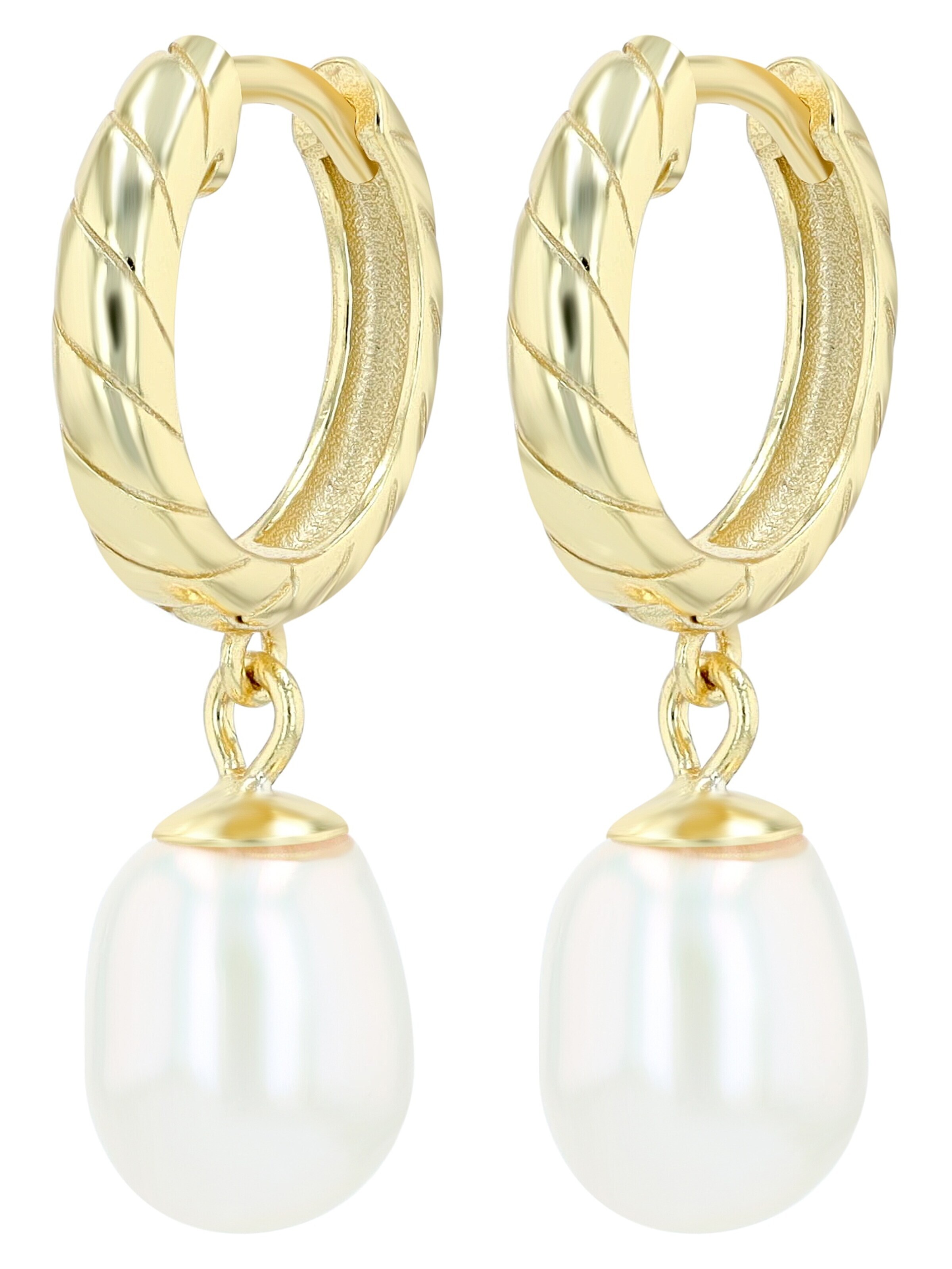 Akzent Ohrringe 'Jenni, 925 Sterlingsilber, langlebig'‌‌‌‌ in Gold