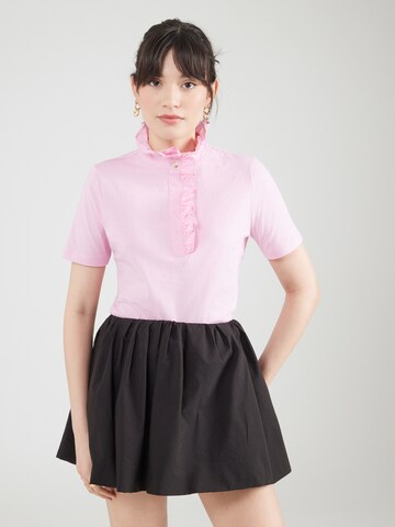 Maglietta di Rich & Royal in rosa: frontale