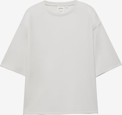 Pull&Bear Oversized paita koossa XS värissä ecru, Tuotenäkymä
