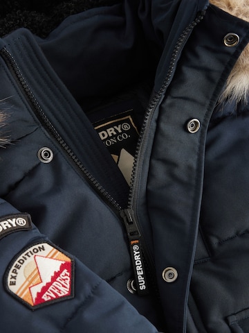 Superdry Winter jacket 'Everest' in Blue