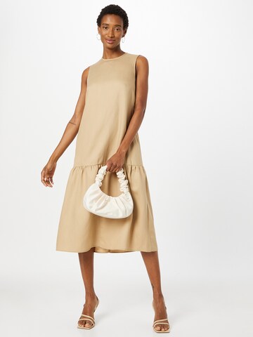 TAIFUN Summer Dress in Beige