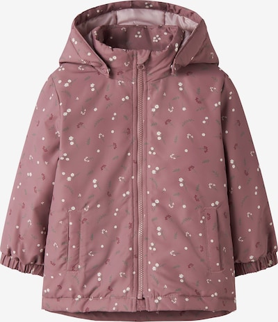 NAME IT Jacke 'NMFMAXI' in 92 in grün / mauve / cranberry / weiß, Produktansicht