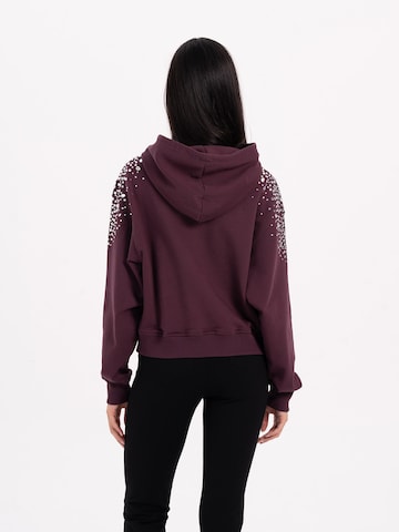 Sweat-shirt MYLAVIE by Sarah Harrison en rouge