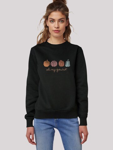 Sweat-shirt 'Pumpkins oh my gourd' F4NT4STIC en noir : devant