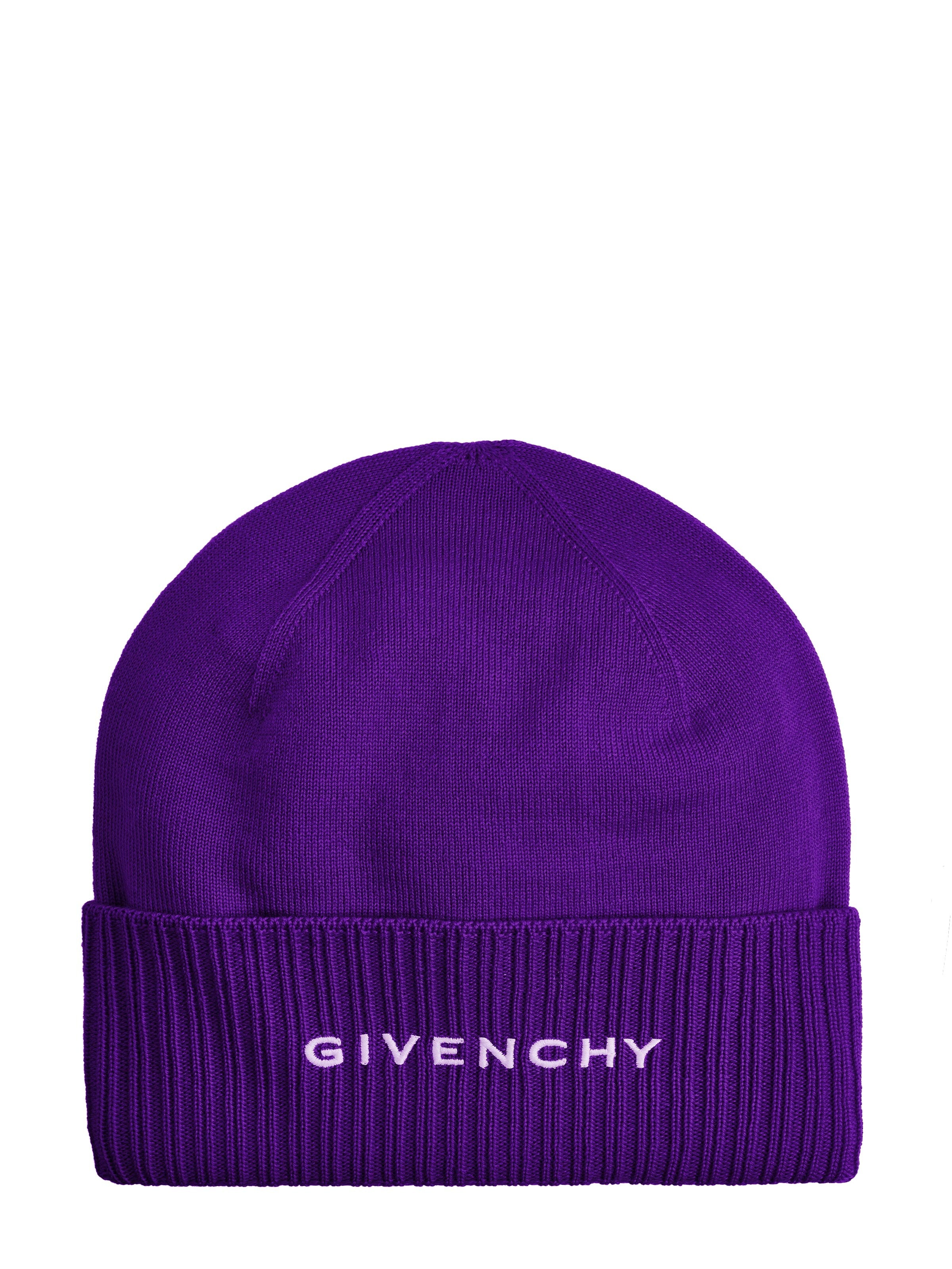 Givenchy Beanie in 54-64 in Purple, Item view
