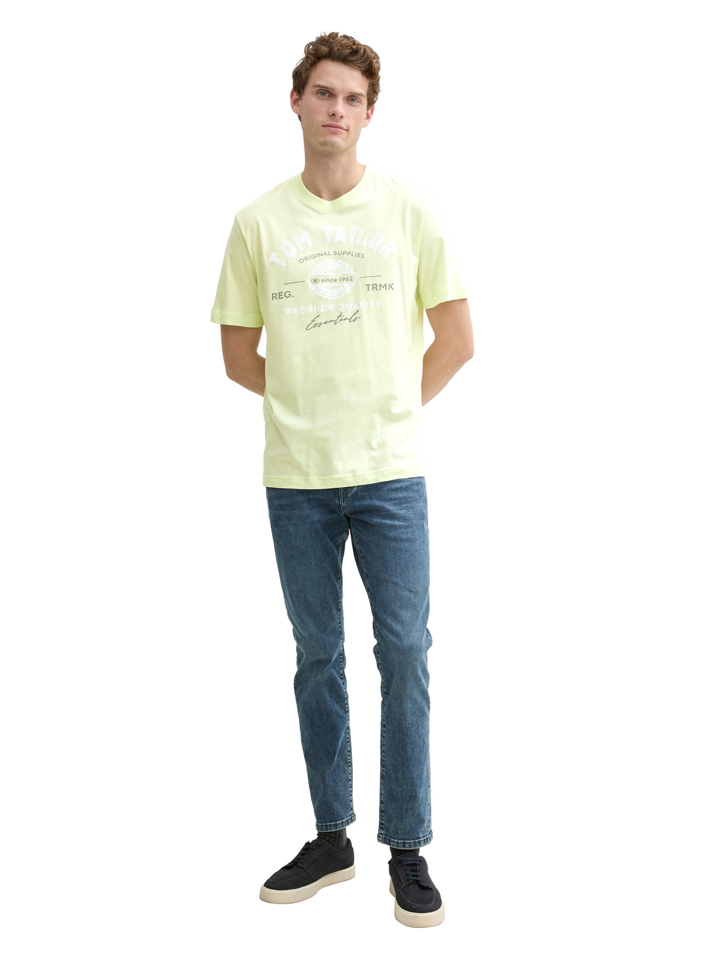 zaļš TOM TAILOR T-Krekls