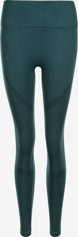 Athlecia Skinny Workout Pants 'NAGAR' in Green: front