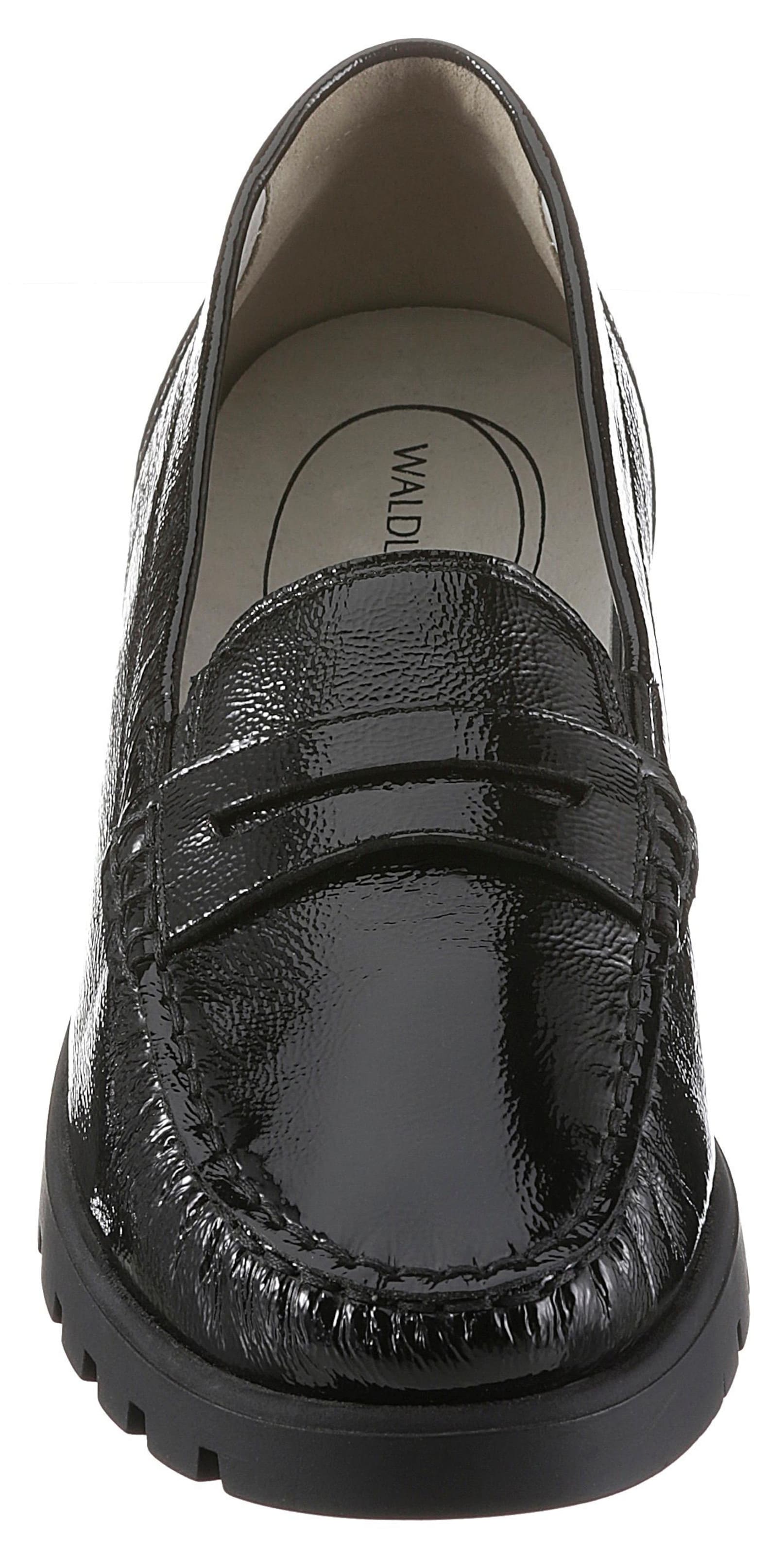 WALDLÄUFER Slipper 'Hegli' in Schwarz