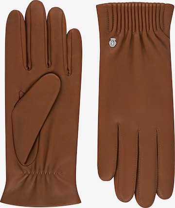 Roeckl Full Finger Gloves 'Arizona' in Brown: front