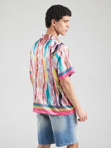 Coupe regular Chemise Carlo Colucci en mélange de couleurs