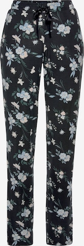 SCHIESSER Pajama pants in Black: front