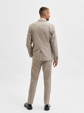 Slim fit Giacca business da completo 'Nick' di SELECTED HOMME in beige
