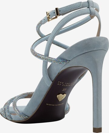 Tamaris Heart & Sole Strap Sandals in Blue