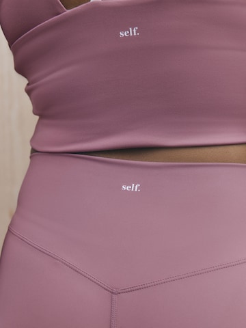 Skinny Leggings di self. in rosa