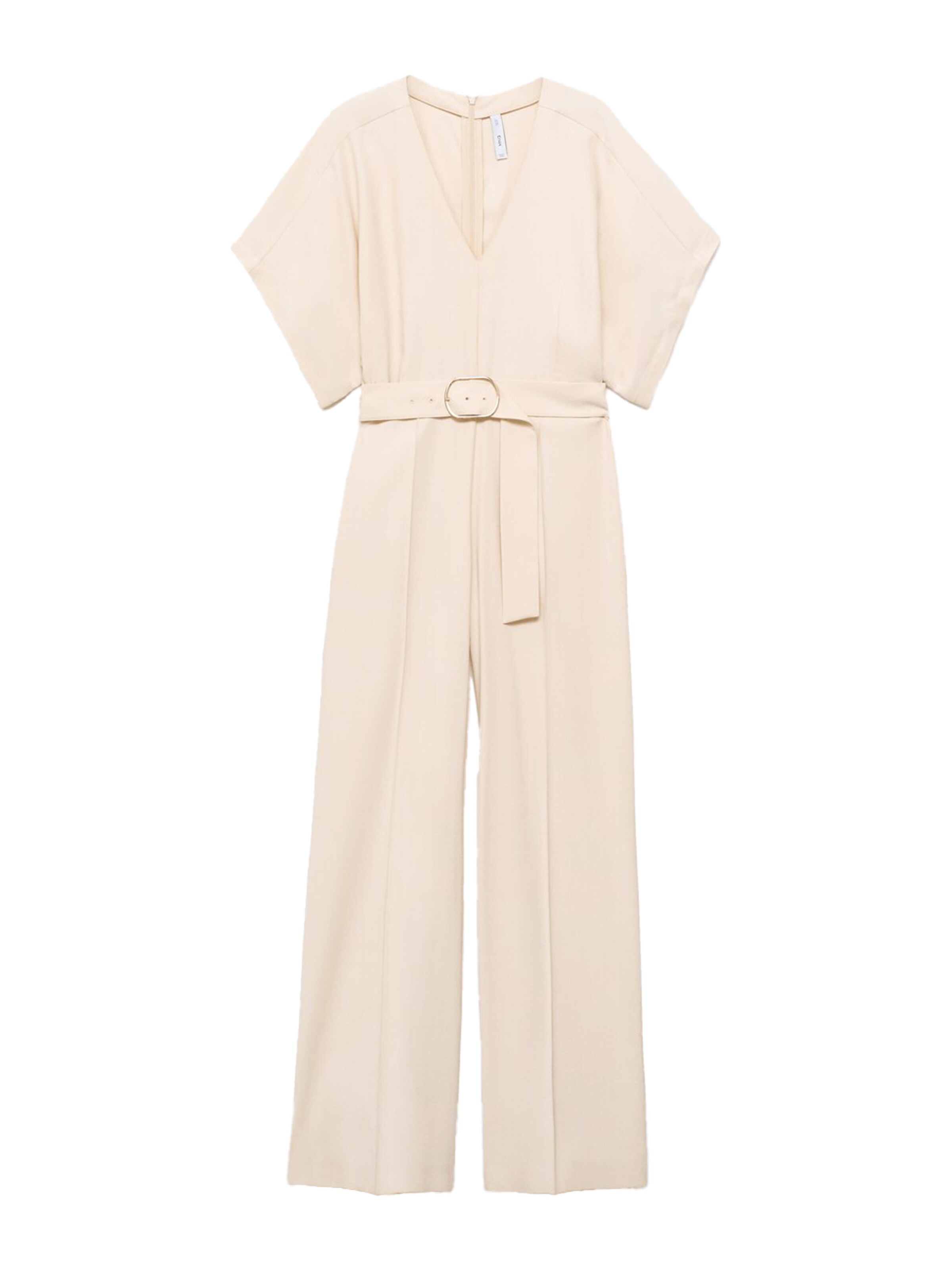 MANGO Jumpsuit 'Junny' i hvid: forside