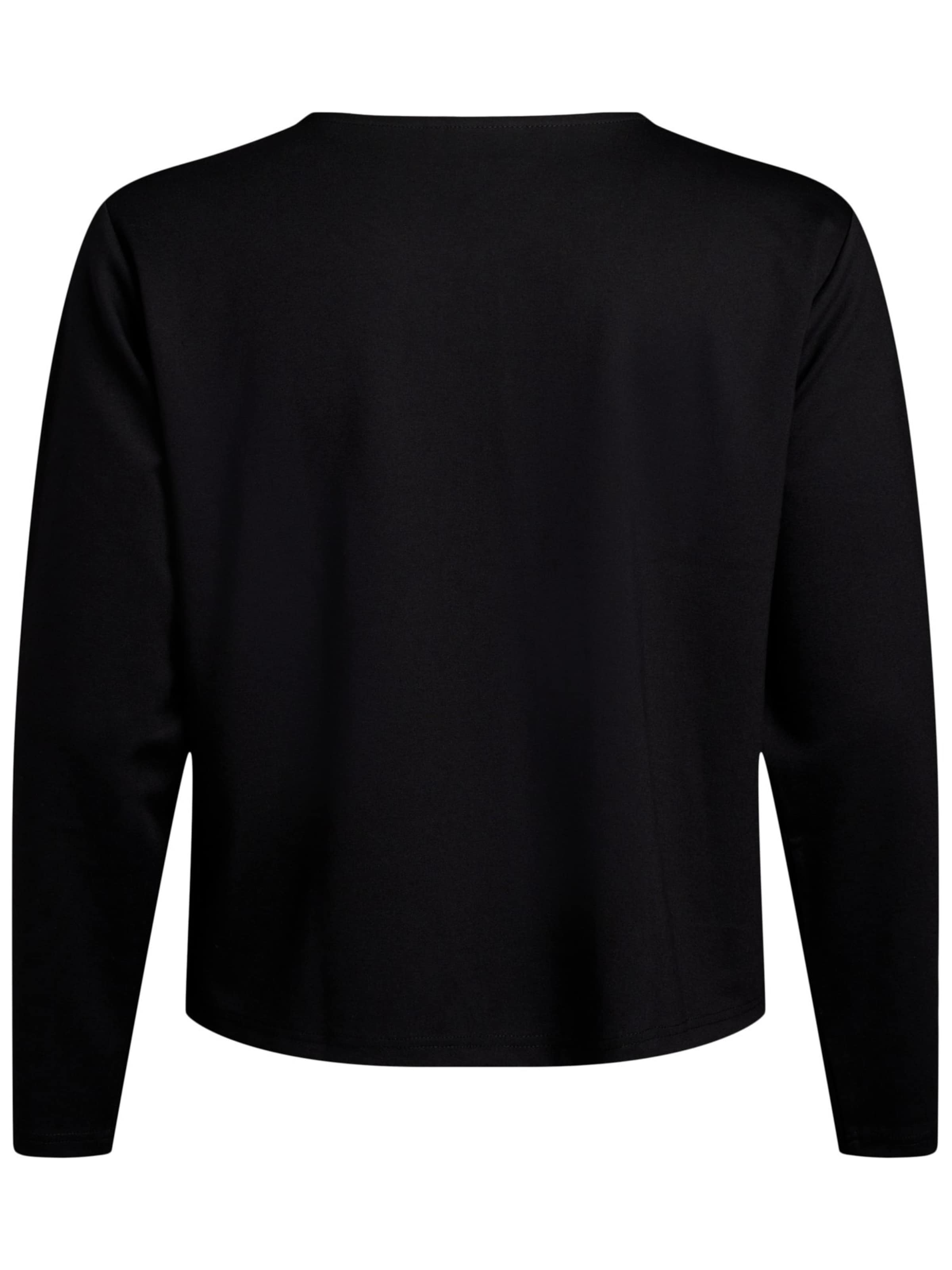 Geacă tricotată 'Vwinola' de la Zizzi pe negru