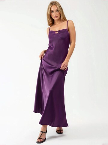 Hiccup Evening Dress in Purple
