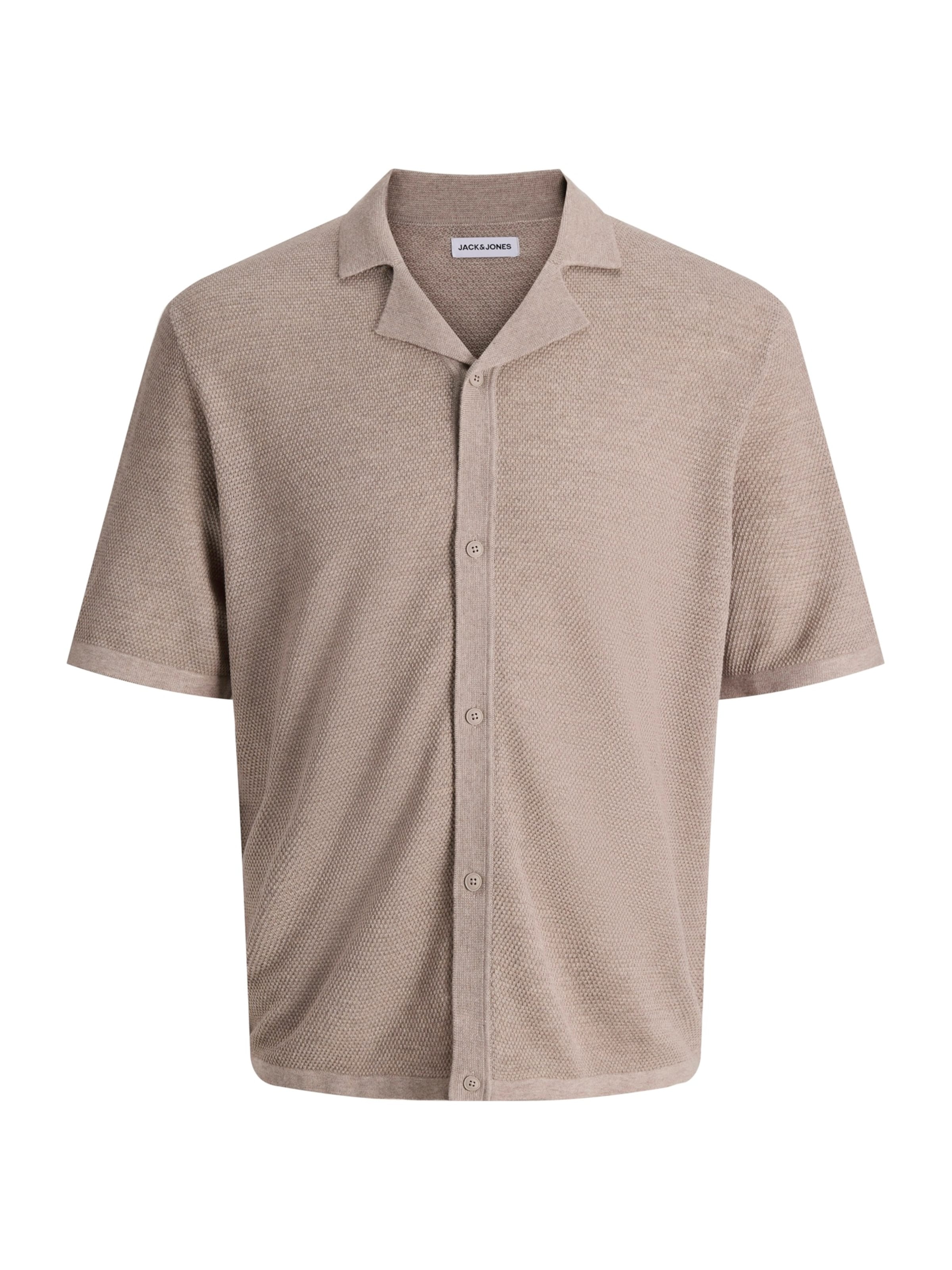 JACK & JONES Strickjacke 'JJCHRIS' in Grau: Vorderseite