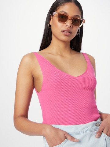 QS Knitted Top in Pink