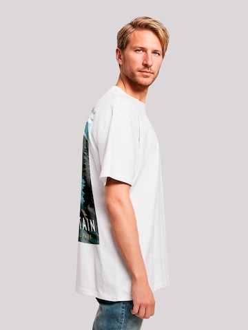 T-Shirt 'US National Parks Rocky Mountain National Park' F4NT4STIC en blanc