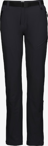 KILLTEC Regular Outdoor Pants in Black: front