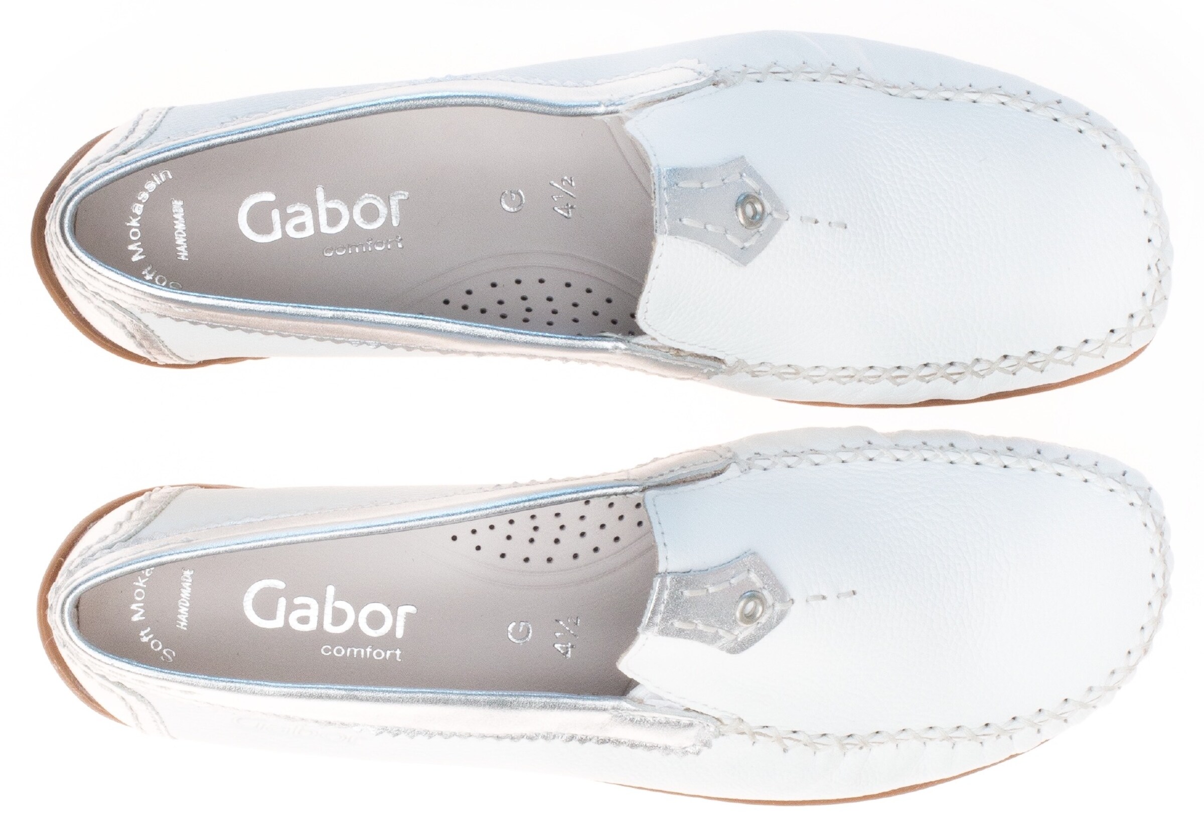 GABOR Moccasins in White