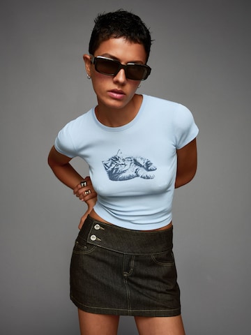 Maglietta di Bershka in bianco: frontale