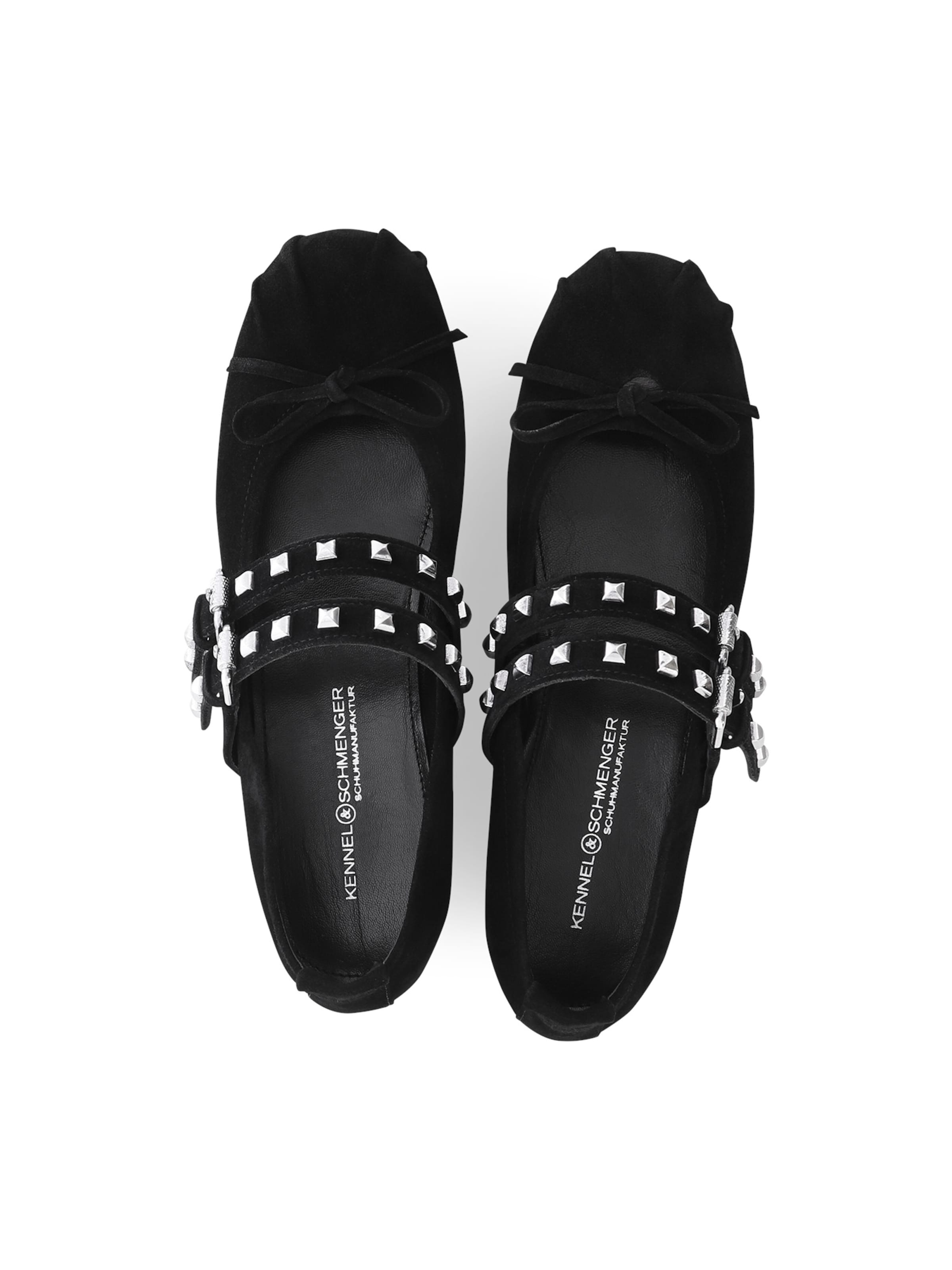 Ballerines à lanières 'LOLA' Kennel & Schmenger en noir