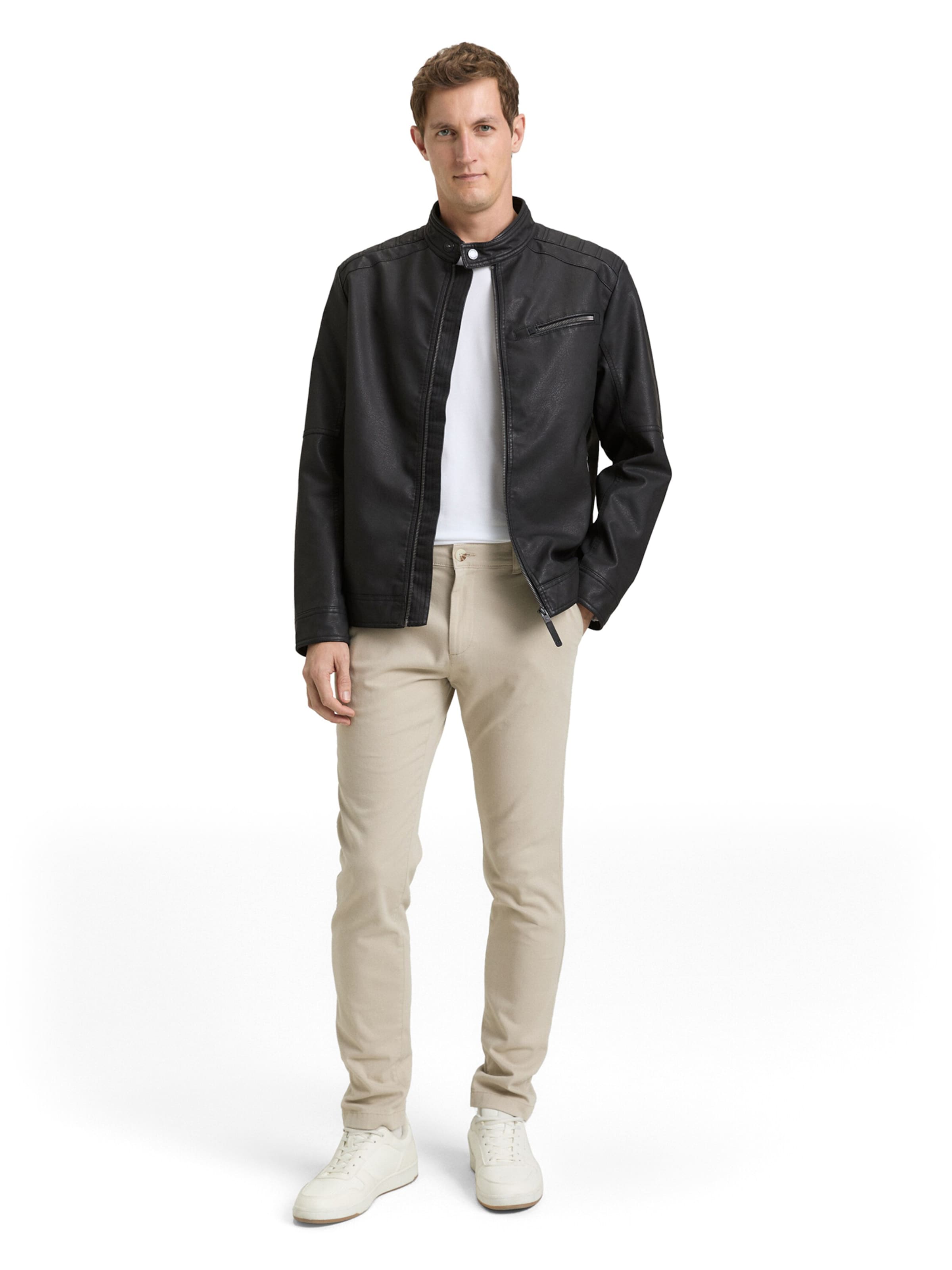 TOM TAILOR Between-season jacket in Black