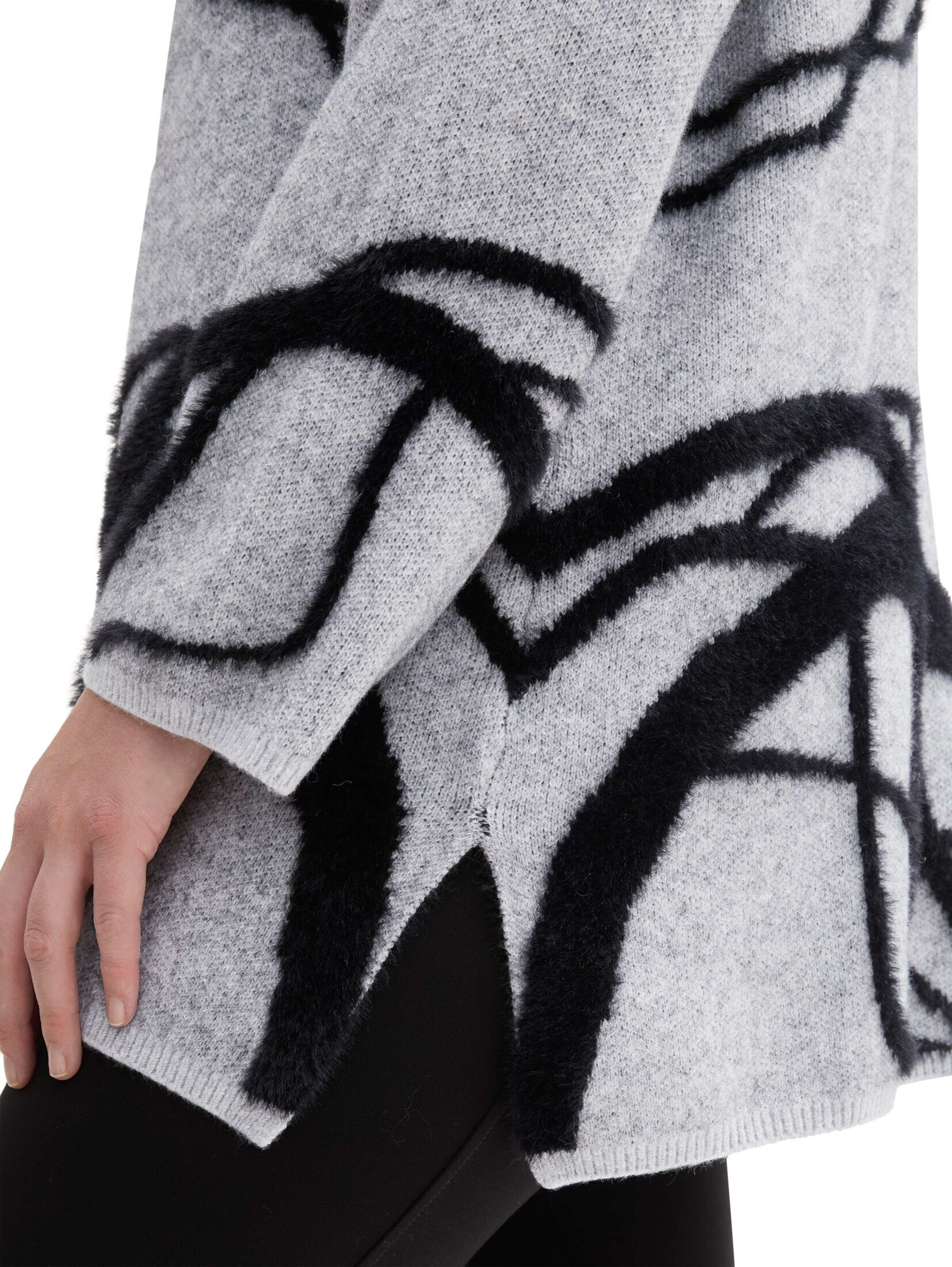 Tom Tailor Women + Pullover in Grau