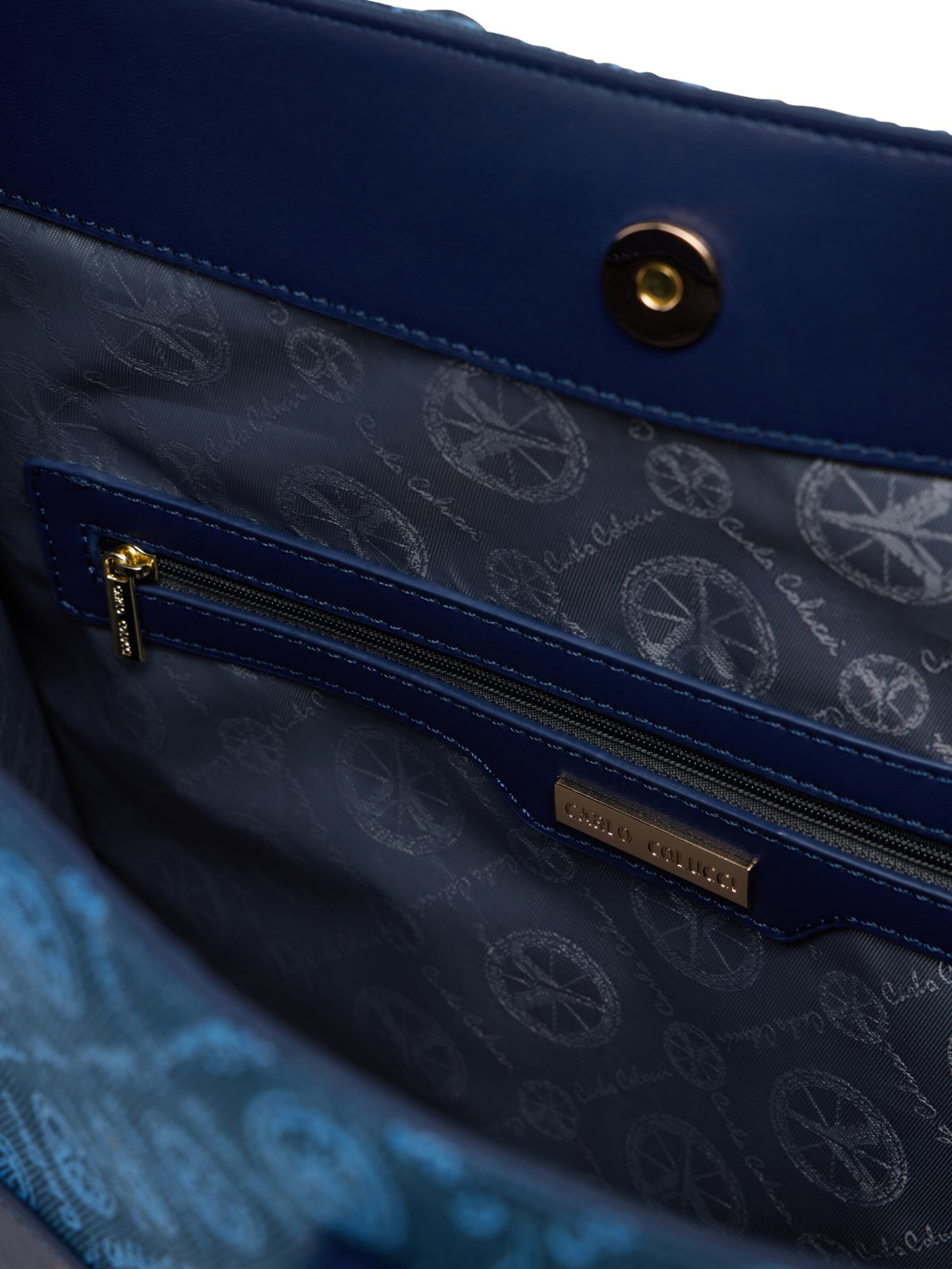 Carlo Colucci Shopper ' Destefani ' in Blauw