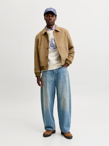 Felpa 'JORFREDERIKSBERG' di JACK & JONES in bianco